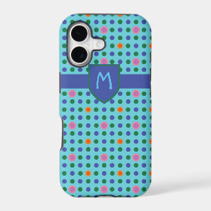 Monogram Polka Dots Custom iPhone 5/5s Case