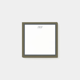 Monogram Post-It Notes