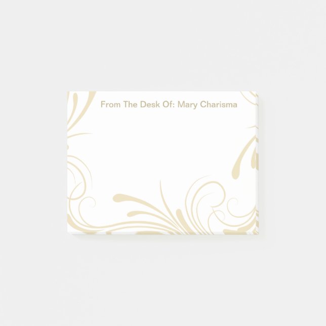 Monogram Post Notes (Front)