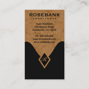 Monogram Professional Business Cards