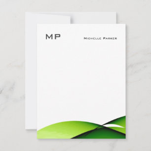 Monogram Professional Plain Minimalist Card