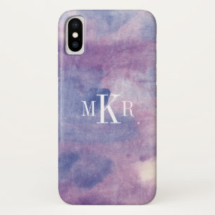 Monogram   Purple Haze II iPhone X Case