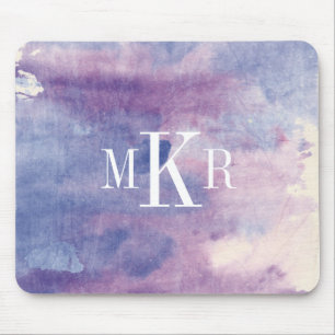 Monogram   Purple Haze II Mouse Mat