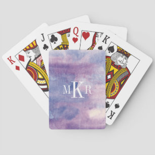 Monogram Purple Haze II Playing Cards