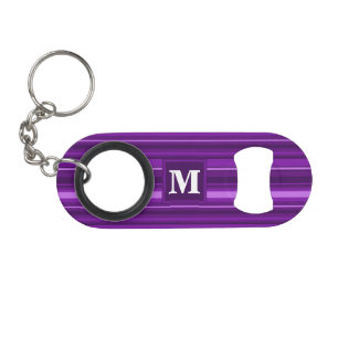 Monogram purple stripes