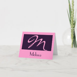 monogram purple template