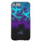 Monogram Purple Turquoise Fractal iPhone X Case