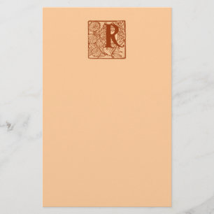Monogram R Stationary Stationery