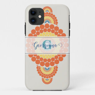 Monogram Radiant Aegean Summer Ornamental Mandala iPhone 11 Case