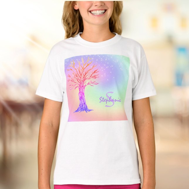 Monogram Rainbow Colours T-Shirt (Creator Uploaded)