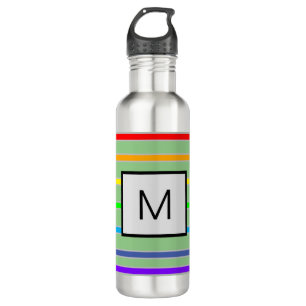 Monogram Rainbow Stripes 710 Ml Water Bottle