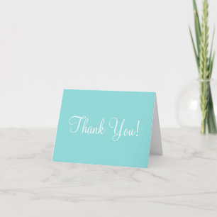 Monogram Red Heart Wedding Thank You Blue Pink Card