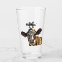 Monogram Red Holstein Cow Dairy Farm Livestock 