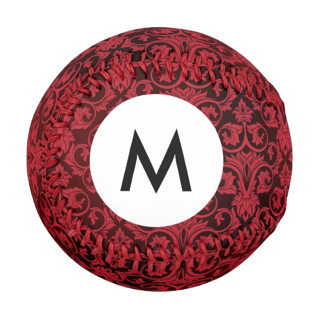 Monogram Red wallpaper 2 Baseball (Front Left)