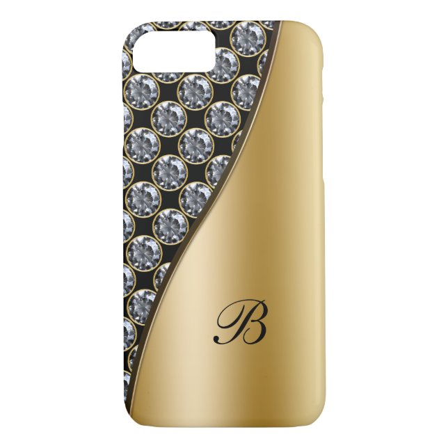 Monogram Rhinestone Case (Back)