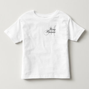 Monogram Ring Bearer Wedding T--Shirt Toddler T-Shirt