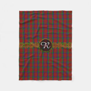 Monogram Robertson Tartan Fleece Blanket