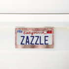 Monogram Rose Gold Faux-Glitter Girly Glam