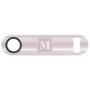 Monogram rose quartz stripes