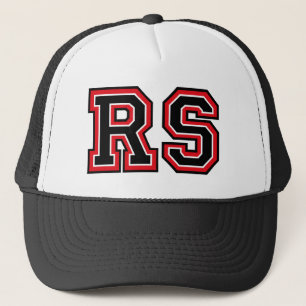 Monogram 'RS' initials Trucker Hat