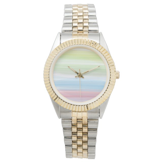 Monogram Rustic Multicolor Teal Women's   Watch (Front)