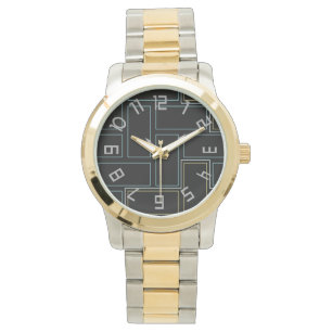 Monogram Rustic Numbers Unisex  Watch