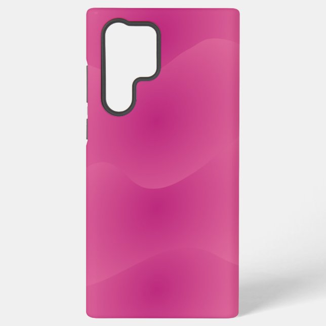 Monogram Rustic Pink Teal  Samsung Galaxy S22 Ultra Case (Back)