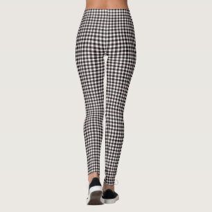 Monogram Rustic Plaid Wonen's Leggings