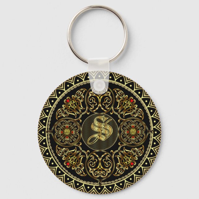 Monogram S Key Ring (Front)