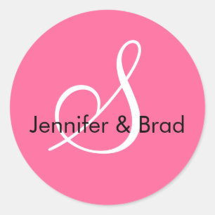 Monogram S Wedding Spring 2010 Pink Seal