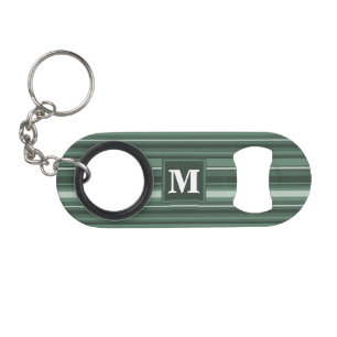 Monogram sage green stripes