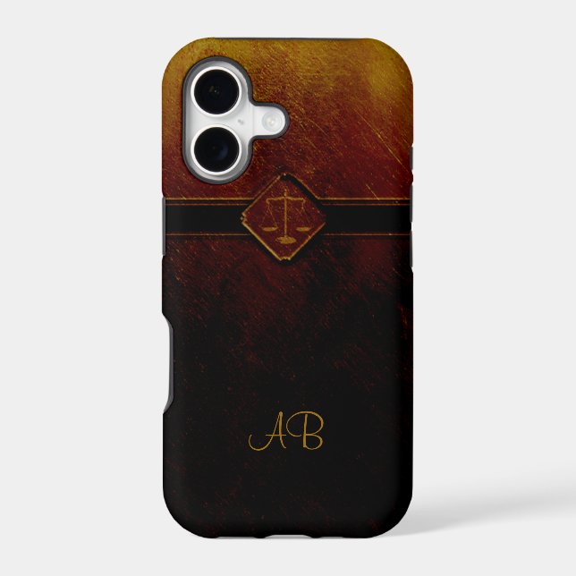 Monogram Scales of Justice (Back)