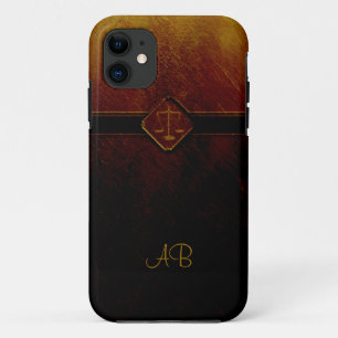 Monogram Scales of Justice iPhone 11 Case
