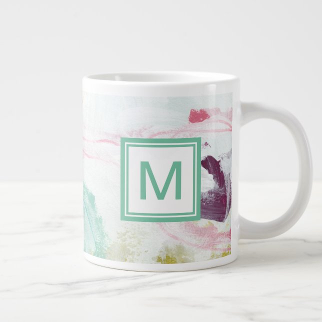 Monogram | Scattershot II Large Coffee Mug (Right)