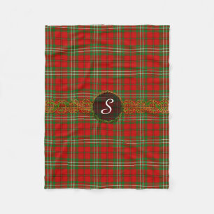 Monogram Scott Tartan Fleece Blanket