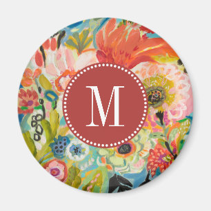 Monogram   Secret Garden Floral III Magnet