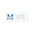 Monogram - Self Inking Address Stamp