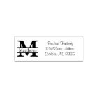 Monogram - Self Inking Address Stamp