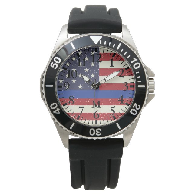 Monogram Series: The Thin Blue Line. Watch (Front)