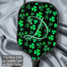  Monogram Shamrock Clover Leaf Irish Ireland Green