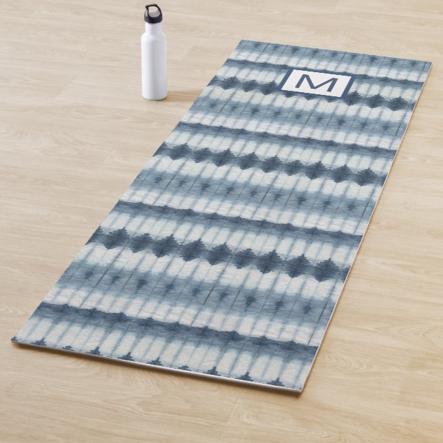 Monogram | Shibori Indigio Print Yoga Mat (In Situ)