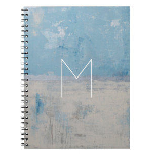 Monogram Silver Aura Notebook