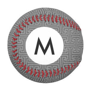 Monogram Simple geometric shapes Baseball