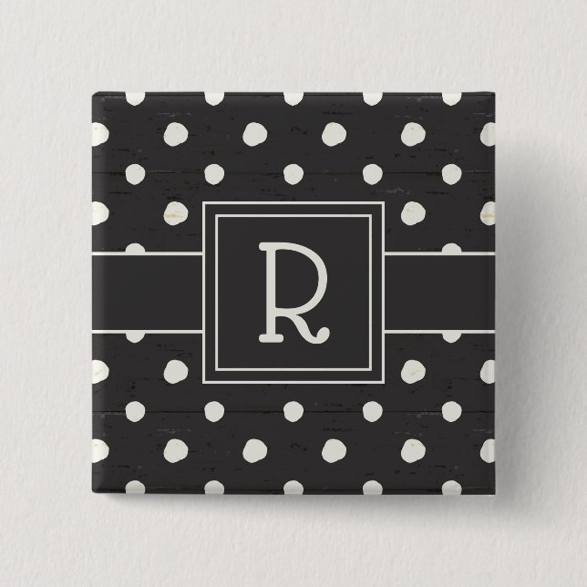 Monogram | Simple Signs Step One 15 Cm Square Badge (Front)