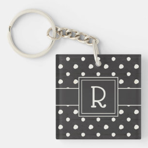 Monogram   Simple Signs Step One Key Ring