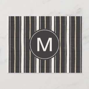 Monogram   Simple Signs Step Two Postcard