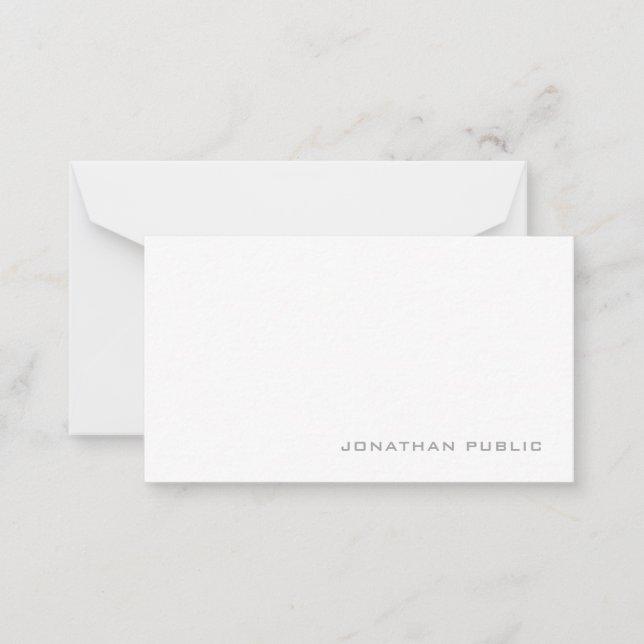 Monogram Simple Template Elegant Minimalist (Front)