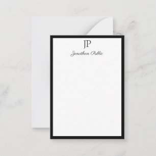 Monogram Simple Template Handwriting Script