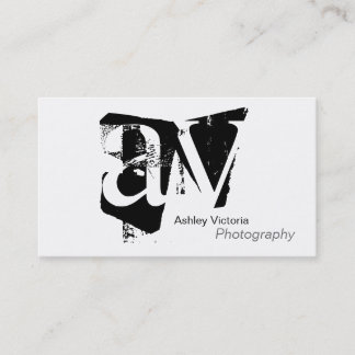 Monogram Simplicity Business Card