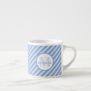 Monogram Small Mug. Baby Shower Gift Idea.  Espresso Cup